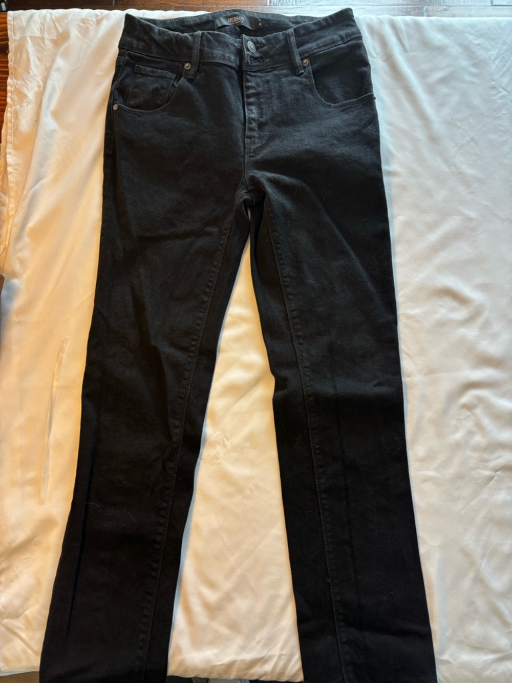 Hudson Los Angeles Jeans Black stretch Skinny Women’s Jeans Size 4